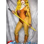 Denyce Lawton Instagram - Tricks & Treats - 😛 #Thundercats #Cheetara #MANIFESTATIONS 🙌🏽✊🏽 #HappyHalloween 🎃 #80sBaby SIDENOTE…. I did my own hair and makeup .. and I think I nailed it 😛