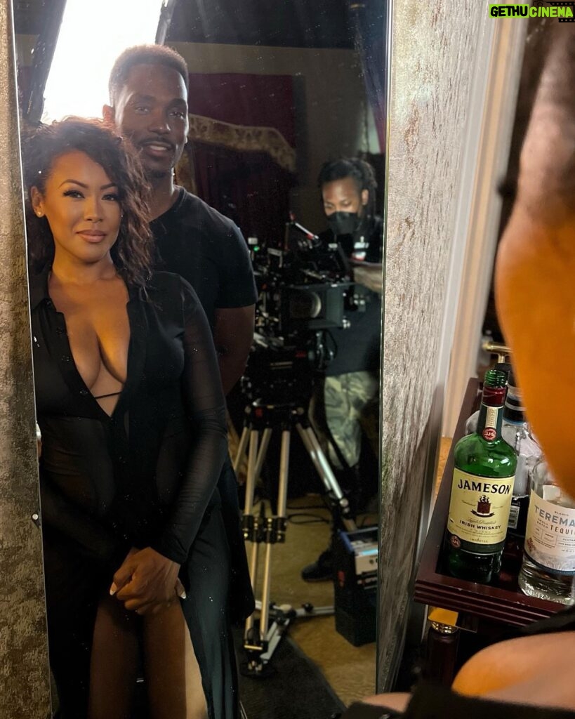 Denyce Lawton Instagram - #LatePost .. y’all know I’m already bad with social media LOL been a little busy over here 🥰 but … better late than never.. 😛🤷🏽‍♀️🫶🏽 @iambjbritt @directorcourtney @jaredwoffordent & I filmed a movie a couple of months ago for @tvonetv @swirlfilmsig … I just want you to know that what we worked through multiple lightening / thunderstorms, creepy bug infested woods with mini pterodactyls flying into my face and a lot of changes, but a lot of fun was had, bruises were made, literally blood was shed 😂😂 ( & BJ got the grunt of it 😂) forever friendships were made and bugs were swallowed by BJ all in the sake of bringing y’all a nice little romantic thriller.. there’s a little clip of it at the end of the slide 😂😂 COMING TO TV ONE OCT 15 😫😂🥰♥️ (A little appreciation note to all the crew who were so dope during filming and made life easier for us on a daily… love y’all fo life 🥰)