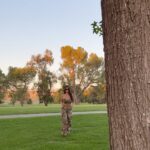 Destiny Monique Instagram - Just out here blending in with the trees…. Y’all need me to spy on someone for you, let me know? 👁️👁️ - Use my discount code for 15%off: awDESTINY @sheinofficial From the Shein Icon collection. -Tie dye tube top and flap pocket cargo pants set. . . . . #cargopants #camopants #ad #fashionstyle #shein #sheingals #makecamoyourcause