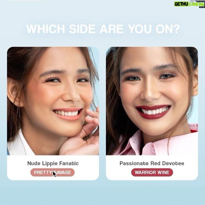 Devon Seron Instagram - Time to pick your lip vibe! Are you Team Nude or Team Red? Show us your vote in the comments! 💄 ✨ Matte Lipsticks P299 Radiant Rouge (THL3039B) Red Velvet (THL3040B) Girl Boss (THL3041B) Rebel Red (THL3042B) Warrior Wine (THL3043B) Pretty Savage (THL3044B) Buy Official, Buy Original! Get these products plus more from our official online stores. Link in bio! 🛒 Buy Official, Buy Original! Buy only from official BENCH/ stores and online platforms to ensure authentic and high-quality products. #BENCHBeautyEveryday