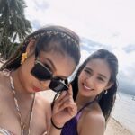 Devon Seron Instagram - Another year of putting up with me! Happy Birthday to the one strong mama who can handle chaos with a smile and make it look effortless! You’re a true wonder woman, and we’re so lucky to have you in our lives. Ate, Ayaw kalimte ako request na pasalubong please Hahahhaha Love you, sistah! 🎉💕🎂
