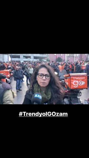 Devrim Yakut Instagram - Trendyol Go çalışanı arkadaşlarımızın direnişini destekliyoruz...