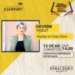 Devrim Yakut Instagram - @esenyurtbldys Organizasyonuyla bu cumartesi 14.00 de buluşup Aklımın Aynalı Çarşısı'ni konuşacağız.Belki tatlı bir sürprizimiz de olur...Bekleriz.🌸@kusuratyayinlari #aklımınaynalıçarşısı
