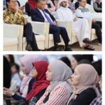 Dewi Lestari Instagram - Di panggung Doha International Book Fair sore itu, saya menyaksikan semangat dan antusiasme para diaspora, juga gelitik rasa ingin tahu dari tuan rumah akan dunia perbukuan di Indonesia. Sebagai salah satu festival buku ter-“senior” di jazirah Arab, DIBF memiliki prestise dan kredibilitas yang sangat baik. Semoga Indonesia semakin punya tempat dan jendela yang lebih luas dari tahun ke tahun untuk memperlihatkan kekayaan budaya dan kreativitasnya di ajang DIBF. Sebuah kehormatan bisa menjadi pembicara Asia Tenggara pertama di panggung DIBF 2024 ❤️ Terima kasih KBRI Qatar @indonesiaindoha, khususnya Pak Dubes Ridwan dan Bu Lita yang telah hadir, Pak Ali Murtado, Kemendikbud, dan tim DIBF yang memungkinkan sesi “The Contemporary Landscape of Indonesian Literature” ini terwujud. Terima kasih @chelsyrawinkaurgill yang telah memoderatori acara dengan lancar. Tak lupa, semua hadirin yang telah meramaikan sesi maupun stan Indonesia di DIBF. Semoga satu hari nanti saya bisa berkunjung ke Doha dan menjadi bagian lagi dari DIBF ☺️👋 Batik by @iwantirta_batik #DohaInternationalBookFair #DIBF2024 #Qatar #Doha #EventDee