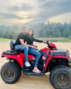Dharshana Ashokan Instagram - The Best part of every long distance journey is the moment when we’re together again ❤️ 4 months and 1789 miles later ….Welcome back,My Love 😘😘😘😘