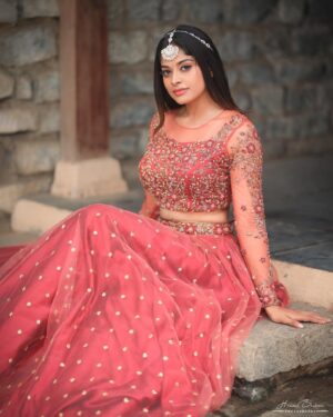 Dharshana Ashokan Instagram - Photography- @haran_official_ 
Costume - @nirali_design_house
