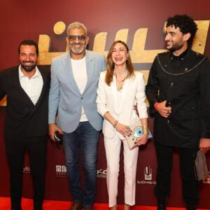 Diamand Abou Abboud Instagram - From yesterday’s premiere of Hassan El Massry in Cairo ..✨
#Hassan_el_Massry #film #premiere #cinema #cairo #egypt #Beirut #Lebanon #actress #diamand_abou_abboud 

Accessories @villafelt 
Pendant @sethathor.alchemy 
@georgesrichane thank you !!