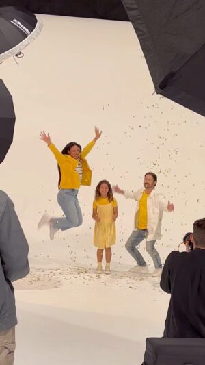 Diamond Langi Instagram - Behind the scenes. Jumping for joy at todays shoot✨I had so much fun! Thank you @holly.tasman for the video dear💖✨🦋🌻