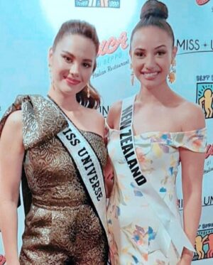 Diamond Langi Instagram - Miss New Zealand memories at @missuniverse 👑🩷