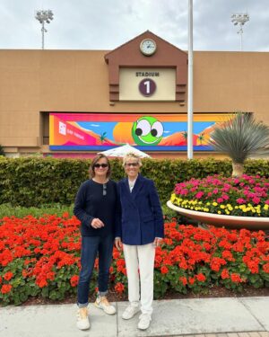 Diana Nyad Instagram - Bonnie and I are massive tennis freaks. Lucky to catch the matches out in the desert at Indian Wells this weekend. All the top players in the world, just like witnessing a Grand Slam, but in a much more intimate setting. As I say, we consider ourselves very lucky.
#tennisparadise