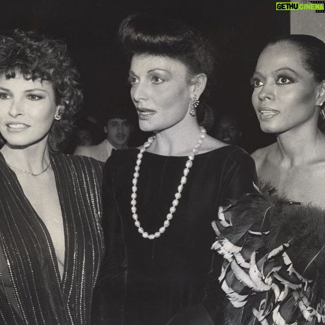 Diane van Fürstenberg Instagram - Between two true legends Diana Ross and Raquel Welsh at Met Ball 1982 ❤️❤️