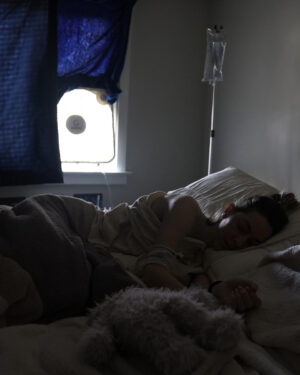 Dianna Cowern Instagram - (Dianna's editor posting) Dianna is currently suffering from a multi-week crash. It's been over a year since she got sick and she will still crash from any minor mental or physical stress. These crashes are the result from her severe MCAS and ME/CFS.

I started helping Kyle and Dianna full-time here a couple months ago, and it's surreal to see her state. I think when you're not around it, it's easy for the time to pass, or to assume the time goes by relatively easy from her bedroom. But it doesn't. 

Dianna still doesn't consume anything that is potentially overstimulating for her mind. She doesn't watch movies, read books, or listen to music. She's able to speak more throughout the day than she used to, and she develops little funny sentences or short songs in her head. But other than that, you're looking at it. These pictures are the exact place she has been laying since January, unable to even get up and use the bathroom.

This disease is slow, very slow. Some weeks are worse than others...

#MECFS #chronicfatigue #longcovid #LongCovid19 #PhysicsGirl #notaflu #mecfsawarness