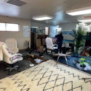 Dianna Cowern Instagram - This month, the Physics Girl office was officially closed down. Here are some images from not only it's original beautiful setup, but also after it's been packed up and moved.

Dianna loved the office, and we loved doing the "explain to my editor" series in the smaller part. It was really sad to move it all out. We'll see what the future holds. I took the fun photos the day before the movers came.

As always, thanks for your support everyone. Dianna is still daily bed-ridden. She is not going down hill at the moment, but she is still very sick. Her mom and sister were able to visit this week, and she's hanging in there for now.