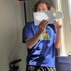Dianna Cowern Instagram - (Levi typing)
Dianna - "I know I need to be resting more...but...there's an eclipse!"

We got to help Dianna see the eclipse today. Yes, she had to explain to us how to do it as we cut holes in paper and shined it on the wall. Witnessing an astronomical event with Dianna while she whispered "That's so cool" felt very close to the old days. 

We've all been taking it MUCH easier here, slowly, and patiently, allowing Dianna to rest rest rest. Sharing the eclipse with Dianna for a moment of wonder and giggles was really special.

After a couple minutes it was time to rest again. And we are all being hopeful for the full recovery. There's more eclipses coming her way. Thank you everyone.

#eclipse #MECFS #ChronicFatigue #longcovid