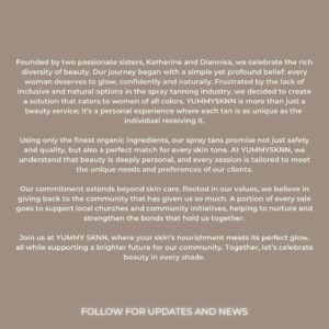 Diannisa Hernandez Instagram - ✨HI LEHIGH VALLEY, 
We’re excited to share our journey with you leading up to our launch! Follow for important and exciting updates! 
Xoxo, 
SKNN team

#YUMMYSKNN #DiversityInBeauty #spraytanning #organicspraytan #lehighvalley #allentown #sknn #spraytan