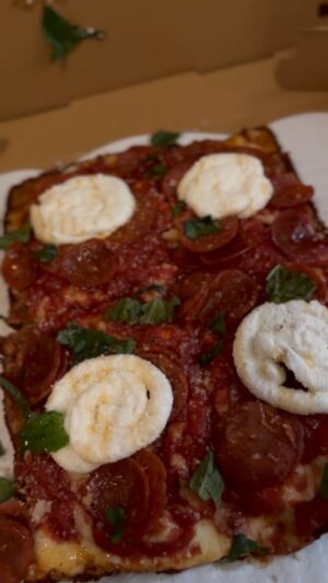 Dina Deleasa Instagram - About last night….

We made it to the @buckysnjpizza pop up last night @sundaymotorcocafe and they are what pizza dreams are made of!!! My fav was the hot honey pepperoni and @bgonsar love the Cacio e Pepe. Their sauce is 💫! And I wouldn’t just say that ! The square sourdough crust is perfectly crispy around the edges but soft at the same time. Plus they are lovely people 😍

They are holding another pop up tomorrow @twinelephantbrewing in Chatham. Pre-order your pies and you are set for Super Bowl!

#njeats #northjerseyeats #njpopup #njfoodies #pizzapopup #sourdoughpizza #eatlocal #thefamilythateats