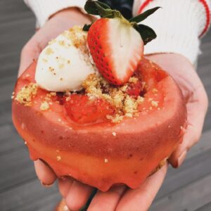 Dina Deleasa Instagram - Happy National Donut Day! Lots of places (DD, KK, Duck) giving away free donuts today. Make sure you get one…or two…or seven. 

#thedonuthunter #donuts