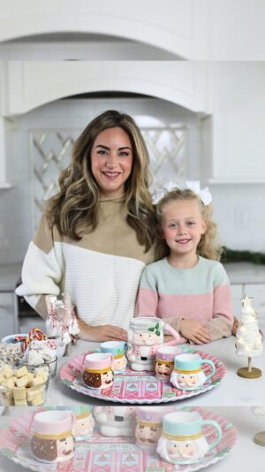 Dina Deleasa Instagram - I teamed up with @americandairyne to make milk moments with my little elf this season. What better way to make those special milk moments than with easy to make recipes that kiddos can join in on making! We made this delicious Hot Chocolate Board and Holiday Cookie Milk. If you visit makemilkmoments.com, you can get the full recipe details and enter the American Dairy sweepstakes for a chance to win $1,000! #ad #sponsored #makemilkmoments (T&C apply)