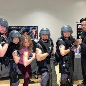 Dina Meyer Instagram - ✨WEEKEND HIGHLIGHTS✨
Photo Dump

Had the opportunity to visit, sightsee, meet some wonderful fans, 
and sign something from 
40 years ago. 🤯🤯🤯

Thank you Sacramento, @sinistercreaturecon and everyone who came down to play with us this weekend.
💕
Feeling blessed.
🙏🥰

#sacramento #california #auburncalifornia #bearriver #foresthillbridge #sightseeing #tourist #starshiptroopers #starshiptrooperscosplay #cosplay #fun #love #smile #happy #blessed🙏