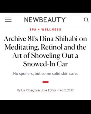 Dina Shihabi Instagram - My chat with @liz.ritter @newbeauty 💋 shots by @jgeigs 🖤 and s/o @pulledanadam ❄️

https://www.newbeauty.com/archive-81-dina-shihabi-interview/