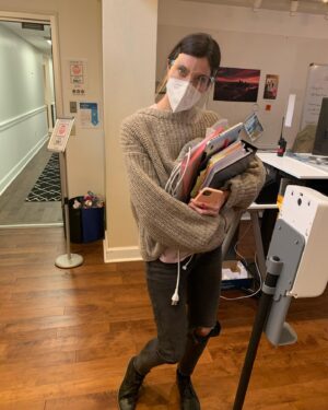 Dina Shihabi Instagram - Thanks for watching our show and for all your sweet msgs. Here’s a pic of my first fitting @costumepartyporter   some other moments 🖤@netflixgeeked