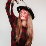 Dionne Slagter Instagram - Namens Frederique Krueger: Happy Halloween 👻🖤 Welke klassieker doen we volgend jaar? en hopelijk tot straks om 19:00 bij de livestream!