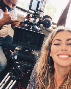 Diora Baird Instagram - NIGHT TRAIN is officially streaming 🥳 Available on @itunes @appletv @amazonprime @vudufans OnDemand DirectTV & so on thanks to @saban_films 📺 Here’s a little BTS dump💩and thank you for tuning in! (It was initially titled Blowin Smoke hence the slate cause that’s showbizz folks and yes that is a frozen burrito on my knee)