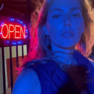 Diora Baird Instagram - NIGHT TRAIN is officially streaming 🥳 Available on @itunes @appletv @amazonprime @vudufans OnDemand DirectTV & so on thanks to @saban_films 📺 Here’s a little BTS dump💩and thank you for tuning in! (It was initially titled Blowin Smoke hence the slate cause that’s showbizz folks and yes that is a frozen burrito on my knee)