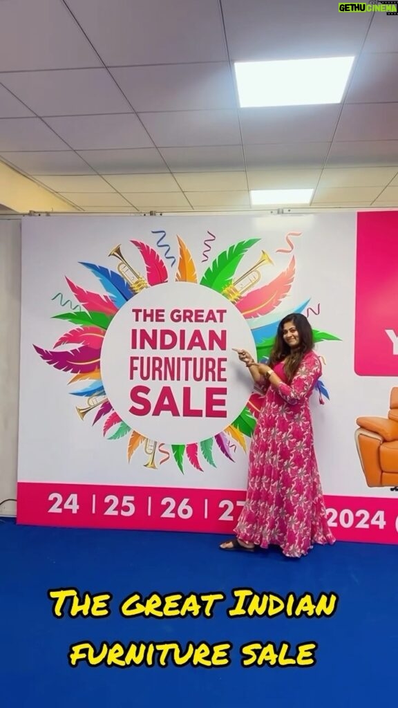 Divya Bharathi Vetrivel Instagram - ☆THE GREAT INDIAN FURNITURE SALE 🛋☆ The most awaited FURNITURE exhibition of the season in CHENNAI Ethnic Furniture, Contemporary Furniture , Bed room set , Dinning table , Office Furniture , Metal Furniture, Shesham wood Furniture, Teak wood Furniture, Outdoor Furniture, Artifacts , Marble statues , Massage chair , Ladders , Carpets n Rugs And Much More . All under one roof. Date - 24 - 25 - 26 - 27 MAY 2024 Timings - 10.00 am to 8.30pm Venue - 📍CHENNAI TRADE CENTRE, NANDAMBAKKAM , CHENNAI. FOR ENQUIRIES : 7448767203 #iadsandevents #exhibition #events #furniture in all post/reels/ stories.