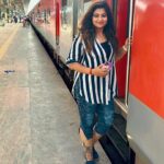 Divya Bharathi Vetrivel Instagram – The train is a small world moving through a larger world 🙌