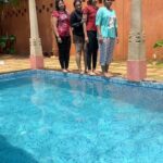 Divya Bharathi Vetrivel Instagram - Feeding my mind and refreshing my body at the poolside🏊‍♀️