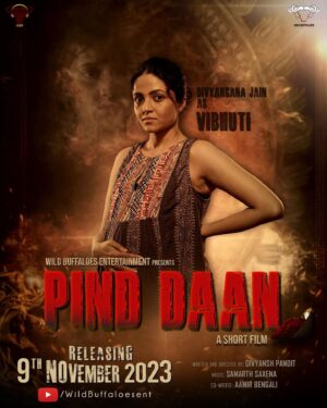 Divyanganaa Jain Instagram - Introducing Divyangana Jain ( @divyanganaa_jain ) as Vibhuti, Yatin Karyekar ( @yatinkaryekar ) as Vishwas Gaikwad and Aadil Jaipuri ( @aadiljaipuri ) as Shiv Patil in… PindDaan - A short film.

VIBHUTI:
While she loves her brother as the last piece of her world, she is resolute for his redemption and solely holds the fort with her unborn child. 

VISHWAS GAIKWAD:
Known as ‘Laal Nrutya Kalaacha Raja’, this arrogant perfectionist desires to see himself in his nephew, Shiv. But Shiv, has a price to pay. 

SHIV PATIL:
While his silence is deafening, he is furious as fire within. Robust on the outside, he dons the khakee and carries his duties but deep within…lies a dark space that demands redemption.

#PindDaan releases on 9th November on the Wild Buffaloes Entertainment ( @wildbuffaloesent ) YouTube channel. Written & Directed by Divyansh Pandit ( @divyanshpandit ), Co written by Aamir Bengali ( @aamirbengali ) & Music by Samarth Saxena ( @samarthsaxena_ ).

Music only on Wild Buffaloes Music. ( @wildbuffaloesmusic )

#PindDaan #ShortFilm #YatinKaryekar #AadilJaipuri #DivyanshPandit #DivyanganaJain #AamirBengali #SamarthSaxena
#WildBuffaloesMusic #WildBuffaloesEntertainment
.
.
.
.
#shortfilms #productionhouse #recordlabel #November2023 #musiclabel #actor #actorlife #actors #bollywood #director #directorlife #music #writer #musicdirector #actress #poster #announcement #shortfilm
