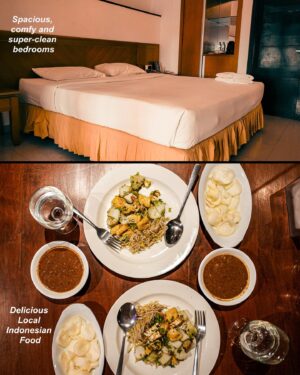 Divyanganaa Jain Instagram - HOTEL TIDAR - Welcome to the best nature concept Hotel in Malang, Indonesia. 

East Java is one of the best places in Indonesia which you must visit at least once in your lifetime to experience the breathtaking Mount Bromo and Tumpak Sevu waterfall. 
Malang city is a very good base to cover both of these amazing destinations which can be done as a day trip with just a 2 hour car drive.

You should also keep one extra day in Malang to visit the colorful Jodipan Village. 

With all that being said, one of the best accommodations in Malang is offered by @tidarhotelcottages which is the best nature concept hotel in town with most reasonable price.

I highly recommend you visit them and enjoy their amazing hospitality 🥰. 

We also had a really fun and amazing time barbecuing with them 😎

Tell me in comments which one is your favourite picture from this photovlog 📸

#travelwithshashankjain #shashankjainfilms #divyanganaajain #divyanganajain #travelwithdivyangana #malangindonesia #tidarmalang #eastjavatourism #indonesia #naturelovers #photovlog #naturesparadise