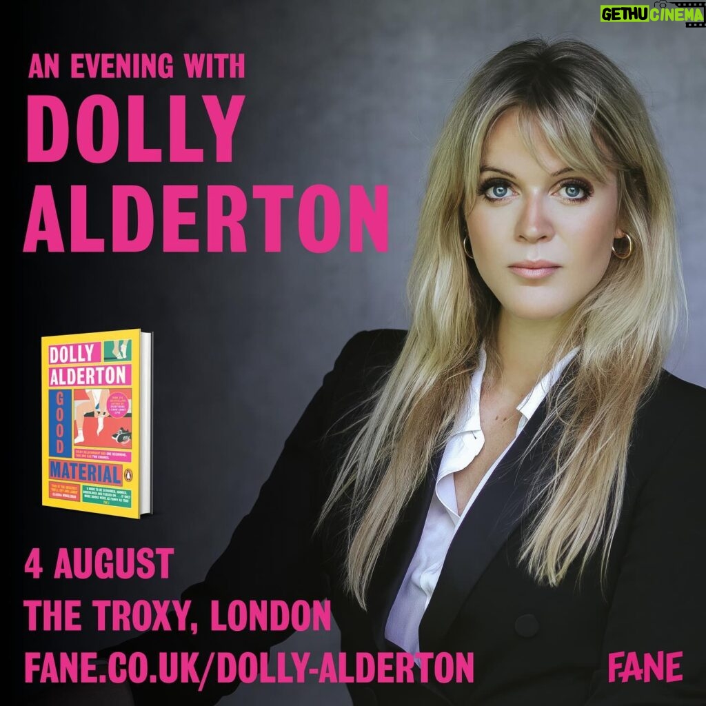 Dolly Alderton Instagram - This is a post to tell you I am doing a live event at @troxylondon with @faneproductions on 4th August and tickets are on sale now, buy through the link in my bio. My fee will be donated to @unicef