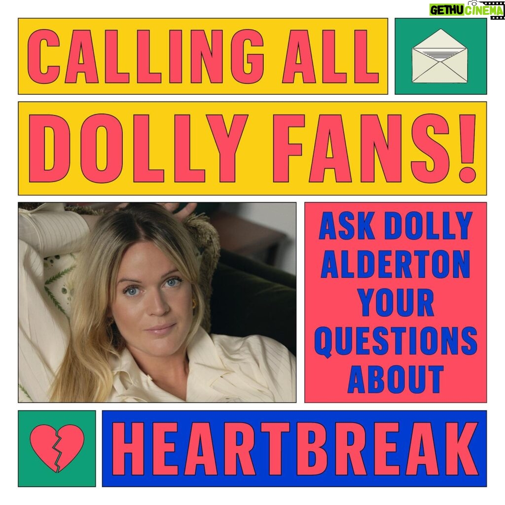 Dolly Alderton Instagram - Dolly fans! To celebrate the publication of her new book, Good Material, on 9 November, Dolly Alderton will be answering your questions on heartbreak in a special video here on our Instagram. Ask her everything you've ever wanted to know by submitting your questions by this Thursday via deardolly@sundaytimes.co.uk 💔📖