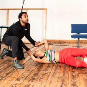Dominique Tipper Instagram - I cannot wait for you to meet Saskia Dunne. She is quite the firework. Come see what we're cooking up. LINK TO TIX IN BIO.
.
.
. 
Union comes to Arcola Theatre from 19 July - 12 Aug Featuring Dominique Tipper, Sorcha Kennedy & Andre Bullock it is a wildly hilarious odyssey through London, in all its brilliant, booze-soaked yuppified but still punk glory. PWYC Tuesday tix available.

#Unionplay