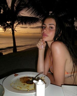 Dominique Alagia Instagram - protecting my inner peace
also a photo dump of all my moods lately - beach, food and just me happily enjoying life
