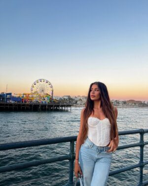 Dominique Alagia Instagram - pretty view 
📍venice beach