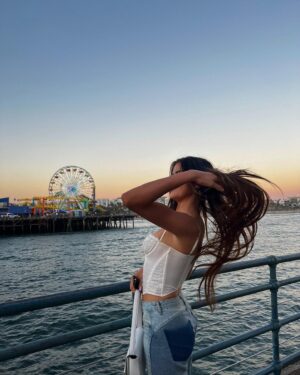 Dominique Alagia Instagram - pretty view 
📍venice beach