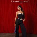 Dominique Alagia Instagram - 🌹🍒🍷💋 thank you for inviting me! @maccosmeticscz @friendly___friends makeup: @clairekorinkova