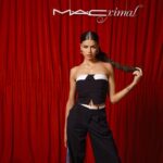 Dominique Alagia Instagram - 🌹🍒🍷💋 thank you for inviting me! @maccosmeticscz @friendly___friends makeup: @clairekorinkova