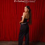 Dominique Alagia Instagram - 🌹🍒🍷💋 thank you for inviting me! @maccosmeticscz @friendly___friends makeup: @clairekorinkova