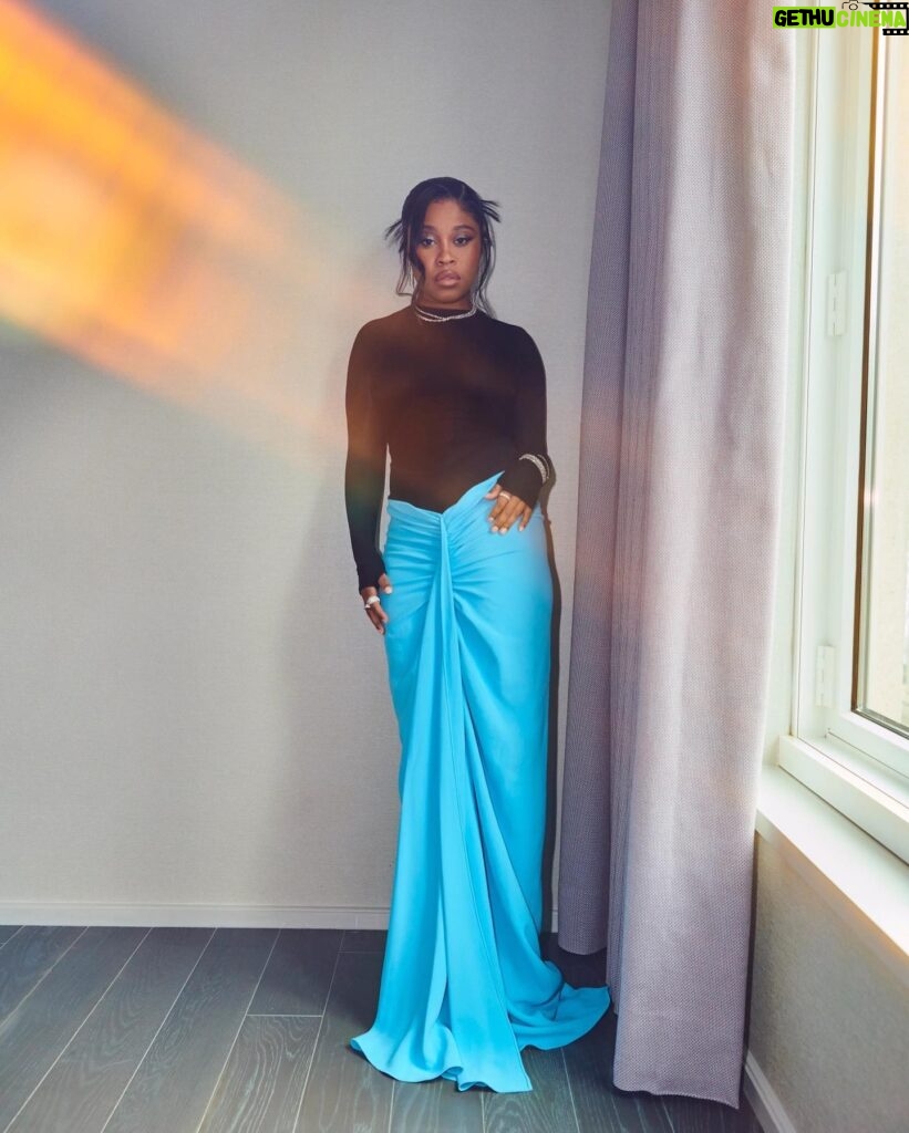 Dominique Fishback Instagram - Thank you @wwd for the peek behind the curtain before the drip hit the carpet. @transformersmovie #riseofthebeasts BROOKLYN Premiere. More to come of course. Spread love it’s the Brooklyn way. Thankful for my glorious team! Styling @madisonguest Hair @elizabeth.semande Makeup @billieegene Dress @maisonalaia Diamonds @tiffanyandco Photos @jai.lennard Publicists @thatssoramona @torikob @narrativepr Social media content @qfromctu