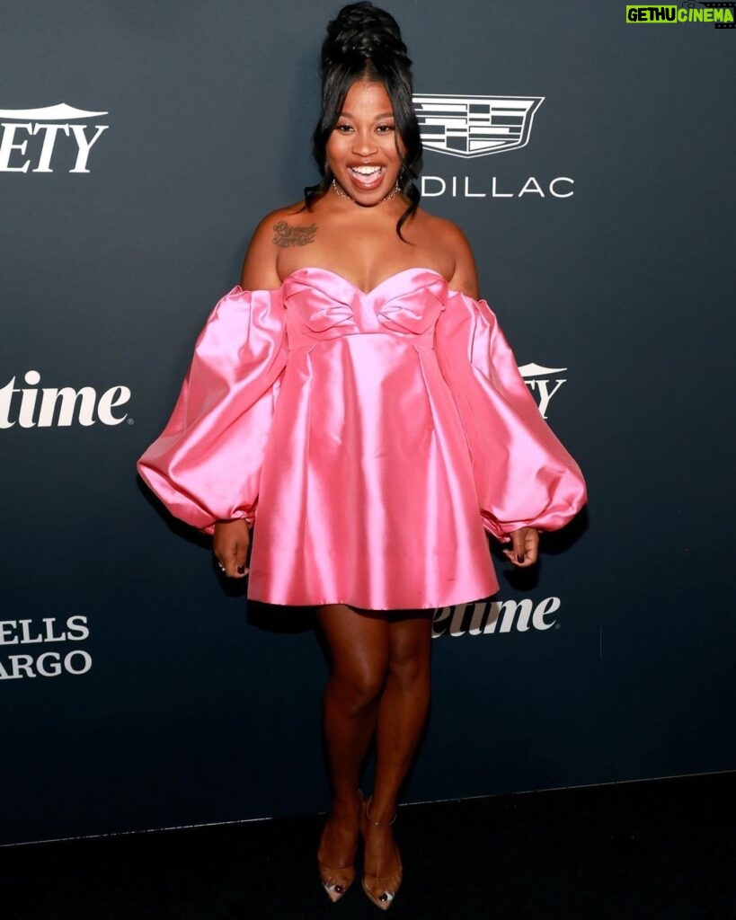 Dominique Fishback Instagram - Galinda , anyone? Thank you so much @variety for including me in such a beautiful night back. 💞💞💞So much love and huge congratulations to the honorees.