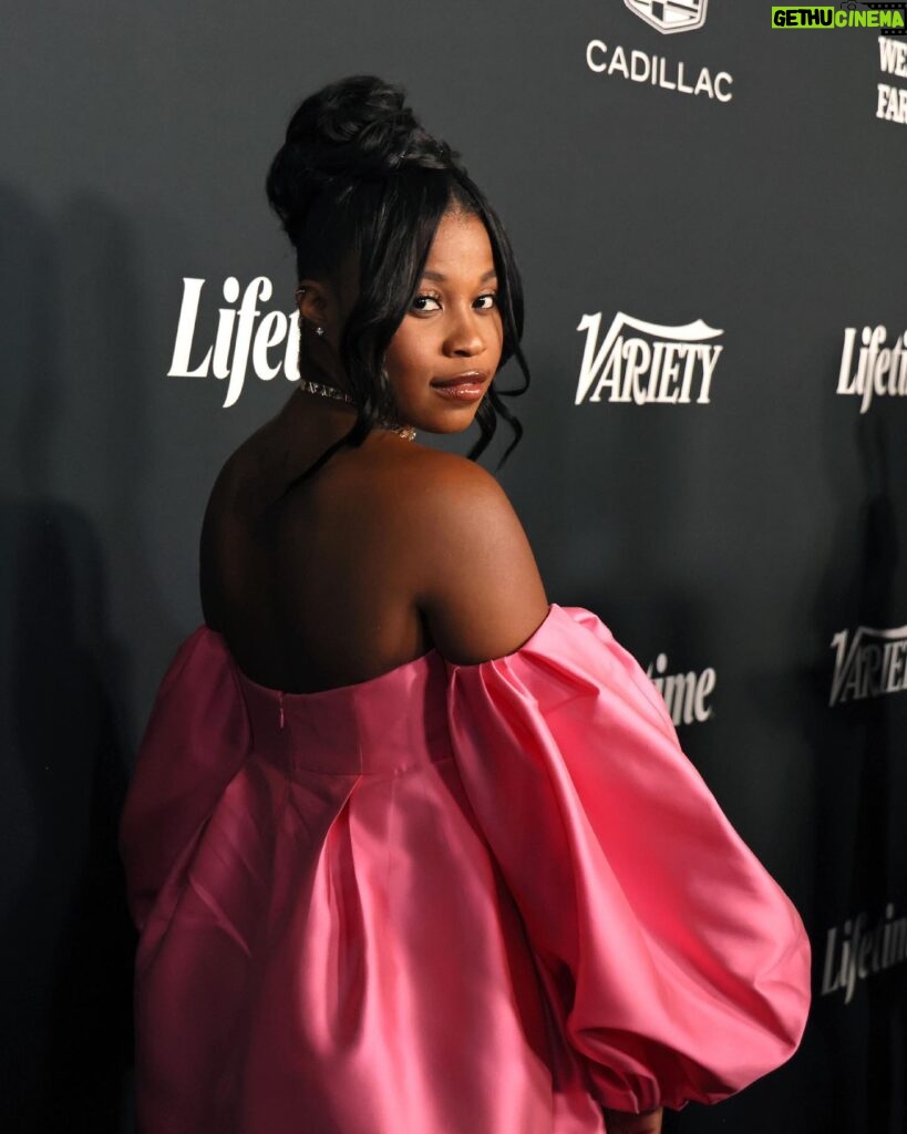 Dominique Fishback Instagram - Galinda , anyone? Thank you so much @variety for including me in such a beautiful night back. 💞💞💞So much love and huge congratulations to the honorees.