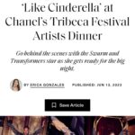 Dominique Fishback Instagram – @elleusa thank you for capturing my Cinderella night with @chanelofficial … I’m obsessed with these shoes 🫠  thank you for having me 🤩🤩🤩