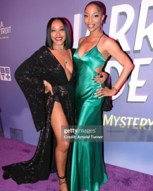 Dominique Perry Instagram - A successful premiere was had! I can't thank God enough. Thank you to all my close friends and family that took time out to just show up for me in such a special moment. I love y'all! DIARRA FROM DETROIT IS OUT NOW ON @betplus

📷 @arnoldshoots 
📷 @imagezbylb 
@gettyentertainment

Hair: @hairbylex 
Dress: @abyssbyabby 
Makeup: Me!