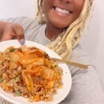 Donshea Hopkins Instagram - veggie fried rice 🍚