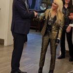 Doro Pesch Instagram - Here I'm signing the #GoldenBook of my former hometown #Düsseldorf. It was an honor! I even brought some heavy metal thunder to celebrate properly ⛈️😉 Thanks so much to all the friends showing up, @sammyamara79 of @broilers & #VomRitchie of @dietotenhosen_official & @diekruppsband & the girls of @tusa_06_damen & many more! Thanks to the city of @duesseldorf & mayor @stephankeller2020 & the whole team! Thanks so much to @zibby_krebs for joining me for 'All We Are'! Golden suit for Golden Book by @stephan.goerner.frankfurt Thank you! Yummy vegan catering by @resi_lecker 🤘💪❤️🙏 #Love, #Doro - - - - - - #doropesch #conqueress #allweare #warlock #allformetal #triumphandagony #broilers #dietotenhosen #dorofürimmer #metal #heavymetal #rock #metalhead #metalqueen #queenofmetal #fürimmer #oi #rocknroll #diekrupps #blondeshavemorefun #vegan #soberlife #nuclearblastrecords @nuclearblastrecords #monstersofrock #monstersofrockradio