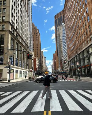 Dorothee Dauwe Instagram - And just like that… waren we in New York. 🩷🇺🇸

#newyork